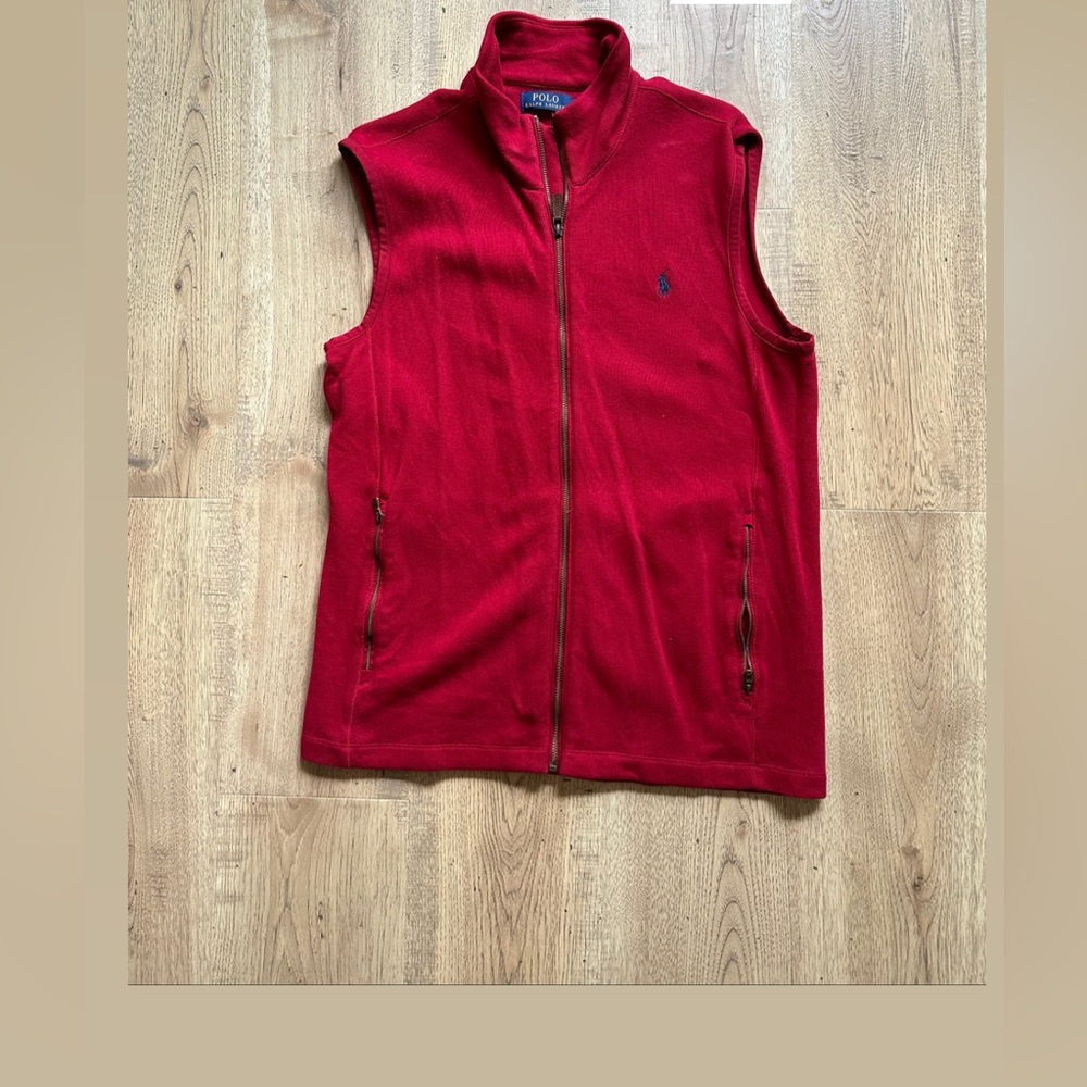 Ralph Lauren red vest Mens Large